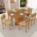 Ver imagem 3 de Kit 06 Cadeiras para Sala de Jantar Cozinha Living Estofada Dara L02 Couríssimo Fendi - Lyam Decor