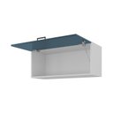Ver imagem 4 de Armario Aéreo Planejado Porta Basculante 80cm Soho CabeCasa MadeiraOriginals Branco/Azul