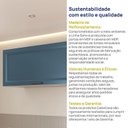 Ver imagem 7 de Armario Aéreo Planejado Porta Basculante 80cm Soho CabeCasa MadeiraOriginals Branco/Azul