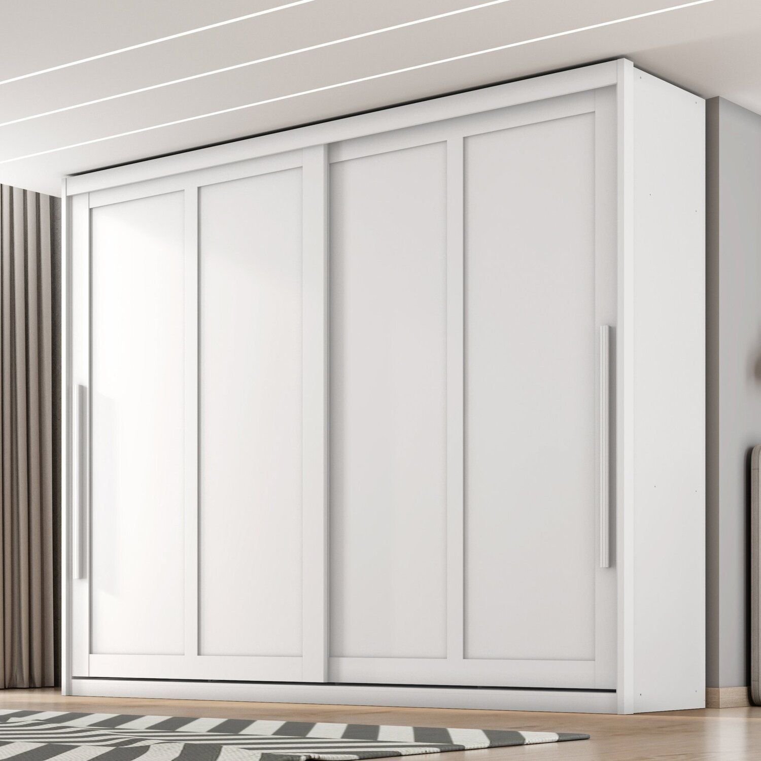 Guarda-roupa Mdf 2 Portas 6 Gavetas Atraente
