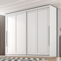 Guarda-roupa Mdf 2 Portas 6 Gavetas Atraente - 1