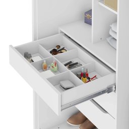 Guarda-roupa Mdf 2 Portas 6 Gavetas Atraente - 5