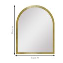 Ver imagem 3 de Espelho Decorativo Chapel 84x64m Capela Dourado