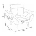 Ver imagem 4 de Mini Poltrona Cadeira Opala Infantil de Criança Suede