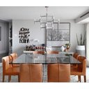 Ver imagem 3 de Que a felicidade vire rotina 50x36cm LETTERING Aplique em Madeira Mdf Parede