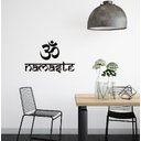 Ver imagem 2 de Namastê Om 60x40cm LETTERING em Madeira Mdf Aplique de Parede