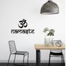 Namastê Om 60x40cm LETTERING em Madeira Mdf Aplique de Parede - 2
