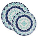 Ver imagem 1 de Kit Pratos Rasos e Lanche Donna Lola Oxford® Cerâmica 12 Peças