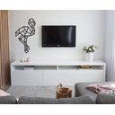 Ver imagem 3 de Flamingo Geométrico Poligonal 60x35cm em Madeira MDF Aplique de Parede