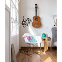 Ver imagem 2 de Notas Musicais 50x50cm Madeira MDF Aplique de Parede