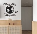 Ver imagem 2 de Menos Rotina Mais Roteiros 63x58cm Em Madeira MDF Lettering Parede