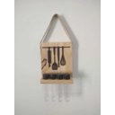 Ver imagem 1 de Porta Temperos Escupido em Madeira Div. Modelos - Talheres Cozinha