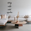 Ver imagem 3 de Entrego Confio Aceito Agradeço 32x70cm em Madeira Mdf Lettering Aplique Parede
