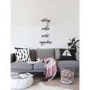 Ver imagem 2 de Entrego Confio Aceito Agradeço 32x70cm em Madeira Mdf Lettering Aplique Parede