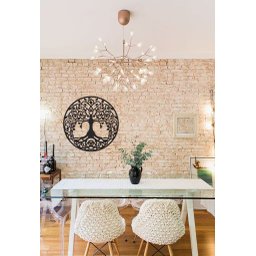 Mandala Árvore da Vida 60x60cm em Madeira Mdf Aplique Parede - 3