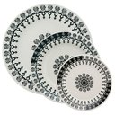 Ver imagem 1 de Kit Pratos Rasos Fundos e Sobremesa Donna Folk Oxford® Cerâmica 12 Peças
