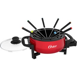 Panela Elétrica para Fondue Red Oster 2 em 1 - 220V - 6 Panela Elétrica para Fondue Red Oster 2 em 1 - 220V - 6