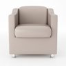 Poltrona Tilla Luxo Reforçado V8 Decor:courino Bege - 2