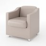 Poltrona Tilla Luxo Reforçado V8 Decor:courino Bege - 1