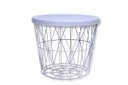 Ver imagem 1 de MESA LATERAL DURVAL FR 35X40D CINZA