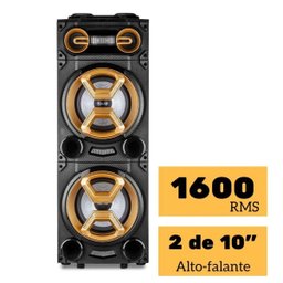 Caixa de Som Amplificada Multilaser Pulse Sp360 - 1600W - 2