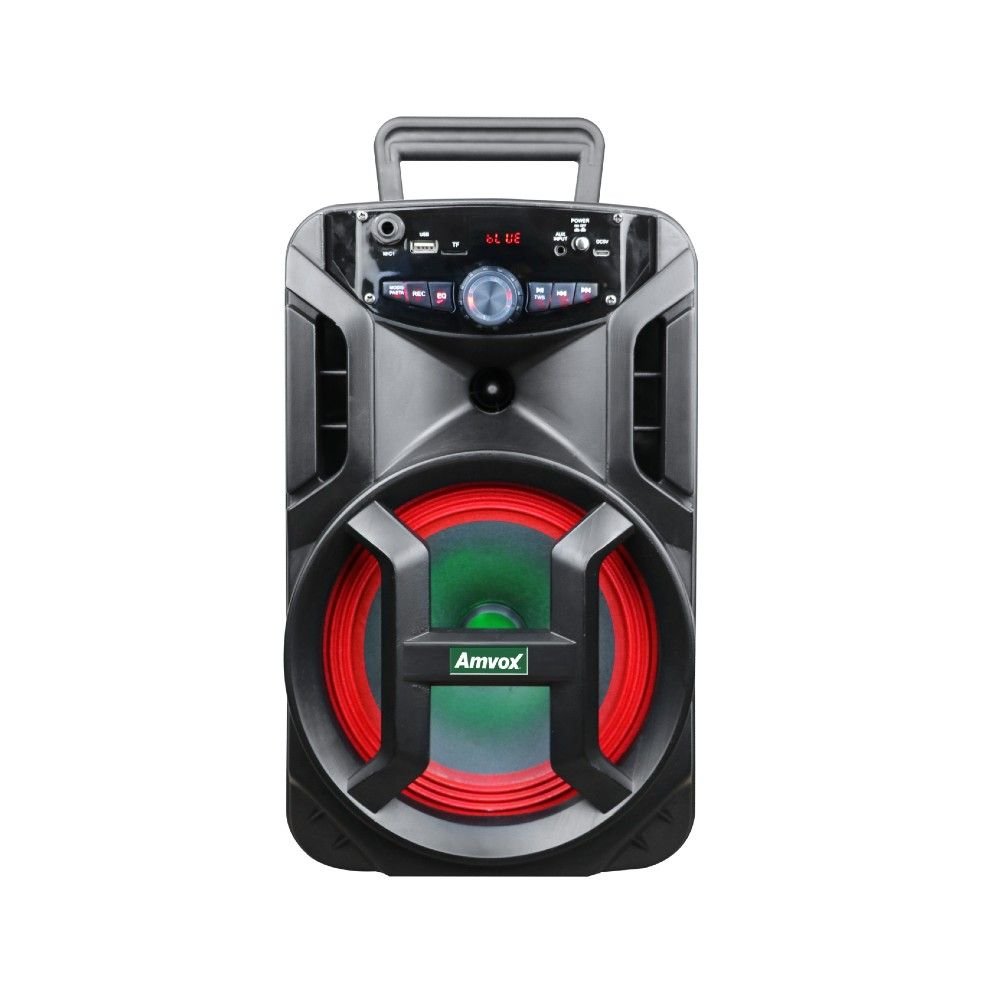 Caixa Amplificada Gigante Usb, Sd, Bluetooth, Led 180w Amvox Menor preço em Caixa Amplificada Gigante Usb, Sd, Bluetooth, Led 180w Amvox