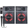 Caixa de Som Amplificada Amvox Aca 1212 New x 2 Microfones - 1