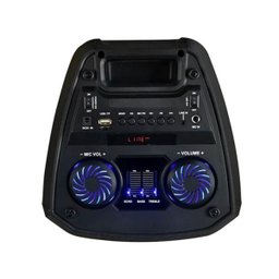 Caixa de Som Amplificada Multilaser Sp379 - 300W Microfone com Fio - 4