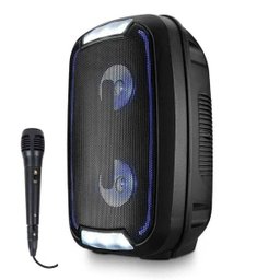 Caixa de Som Multilaser Mini Torre 200W Sp336 com Microfone - 1