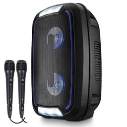 Caixa de Som Multilaser Mini Torre 200W Sp336 02 Microfones - 1