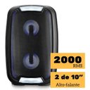 Ver imagem 2 de Caixa de Som Multilaser Mini Torre 200W Sp336 02 Microfones