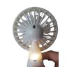 Mini Ventilador Portátil de Mão Branco - 3