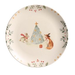 Conjunto com 6 Pratos de Sobremesa Coup Christmas Card Ø20,5cm - 1