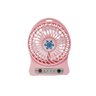 Mini Ventilador Portátil Secar Base Maquiagem Rosa - 1