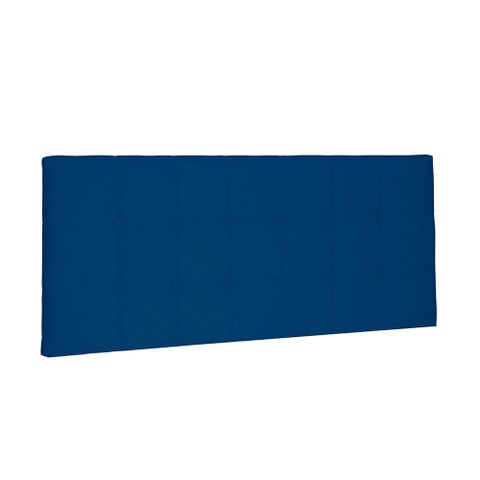 Cabeceira Painel Verona Para Cama Box Queen 160 cm Suede - D’Rossi - Azul Marinho
