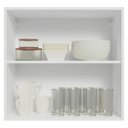 Ver imagem 4 de Armário Aéreo 70 cm 2 Portas Branco/Crema Vik Madesa