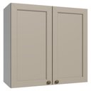 Ver imagem 1 de Armário Aéreo 70 cm 2 Portas Branco/Crema Vik Madesa