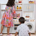 Ver imagem 2 de Kit Cozinha Infantil e Máquina de Lavar Infantil - Cinza