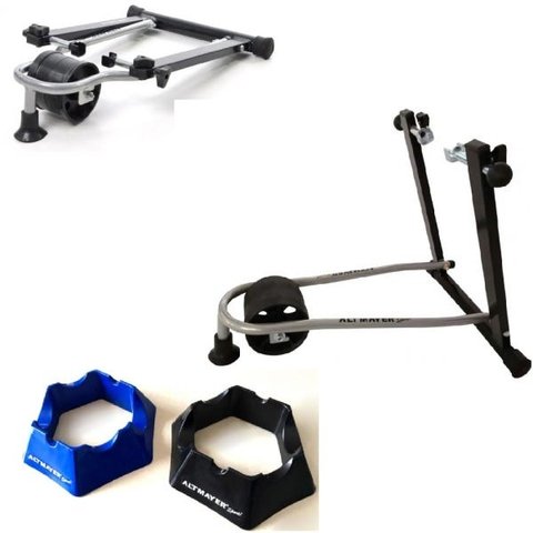 Combo - 2 Alt Cicle Rolo Treinamento Dobrável Al200 + 2 Bases Niveladora