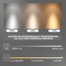 Lustre Led Flor Espiral Moderno Luminária Teto Luz Ajustável Sobrepor Luxuoso Brinovar - 6