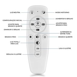 Lustre Led Flor Espiral Moderno Luminária Teto Luz Ajustável Sobrepor Luxuoso Brinovar - 6
