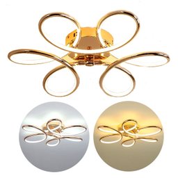 Lustre Led Flor Espiral Moderno Luminária Teto Luz Ajustável Sobrepor Luxuoso Brinovar - 7