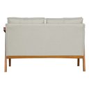 Ver imagem 3 de Namoradeira Vitoria Base Reforçada Luxo Veludo Bege