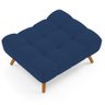 Puff Pet Cama Estofada para Cachorro Sofia L02 Suede Azul Marinho - Inoviza - 3