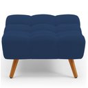 Ver imagem 7 de Puff Pet Cama Estofada para Cachorro Sofia L02 Suede Azul Marinho - Inoviza