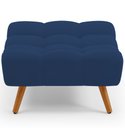 Ver imagem 7 de Puff Pet Cama Estofada para Cachorro Sofia L02 Suede Azul Marinho - Inoviza