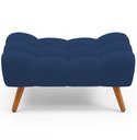 Ver imagem 6 de Puff Pet Cama Estofada para Cachorro Sofia L02 Suede Azul Marinho - Inoviza
