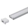 Perfil Sobrepor Slim Alumínio 17x7mm 2 Metros Para Fita LED - 1