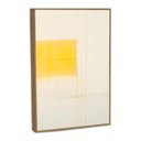 Ver imagem 2 de Quadro Decorativo Minimalista Amarelo com Moldura Filete