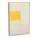 Ver imagem 3 de Quadro Decorativo Minimalista Amarelo com Moldura Filete